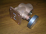 Completed valve, cast brass, machined and assembled by United Completed valve, cast brass, machined and assembled by United.